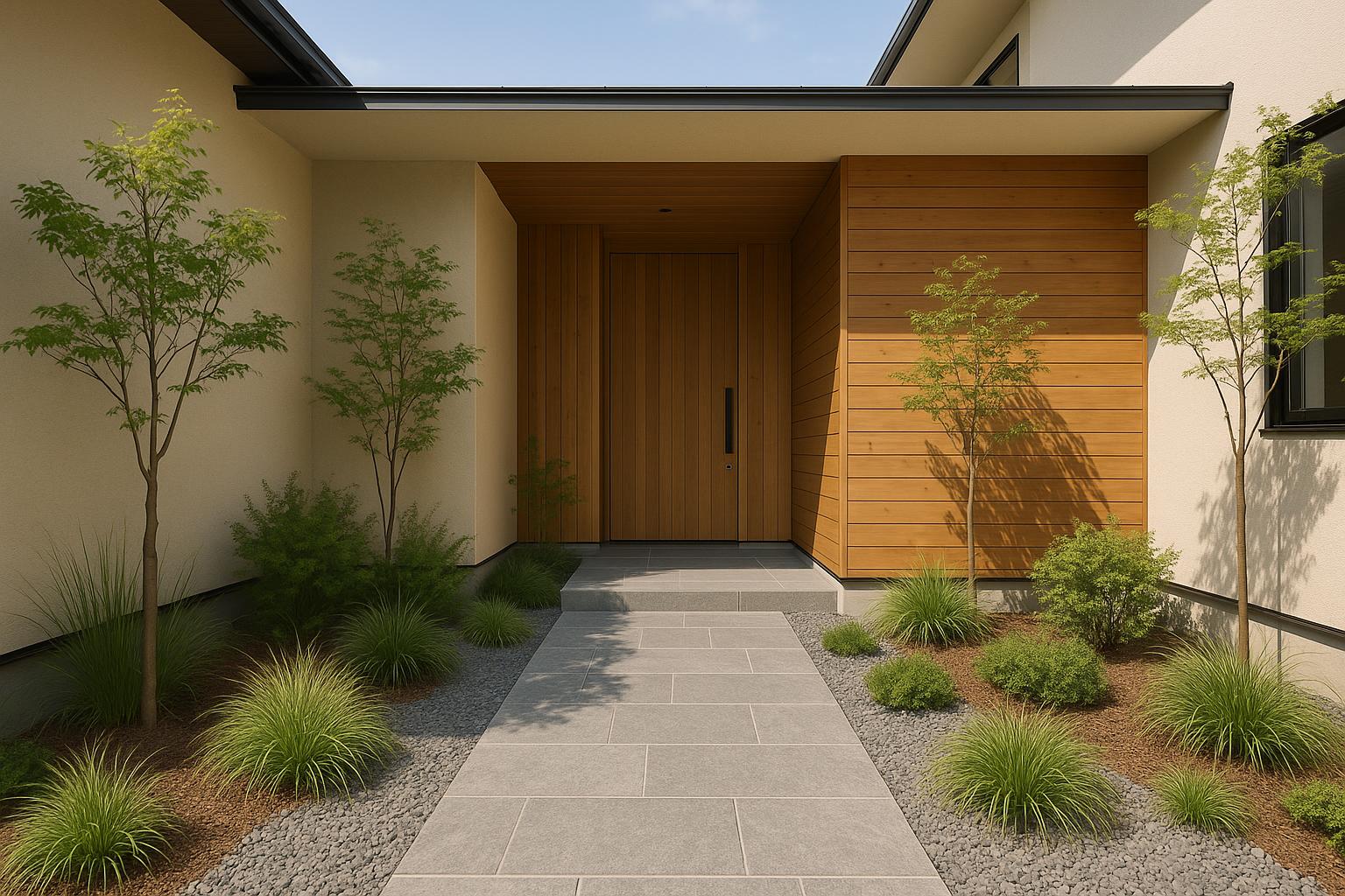 帰宅が楽しみになる、デザインされたアプローチ